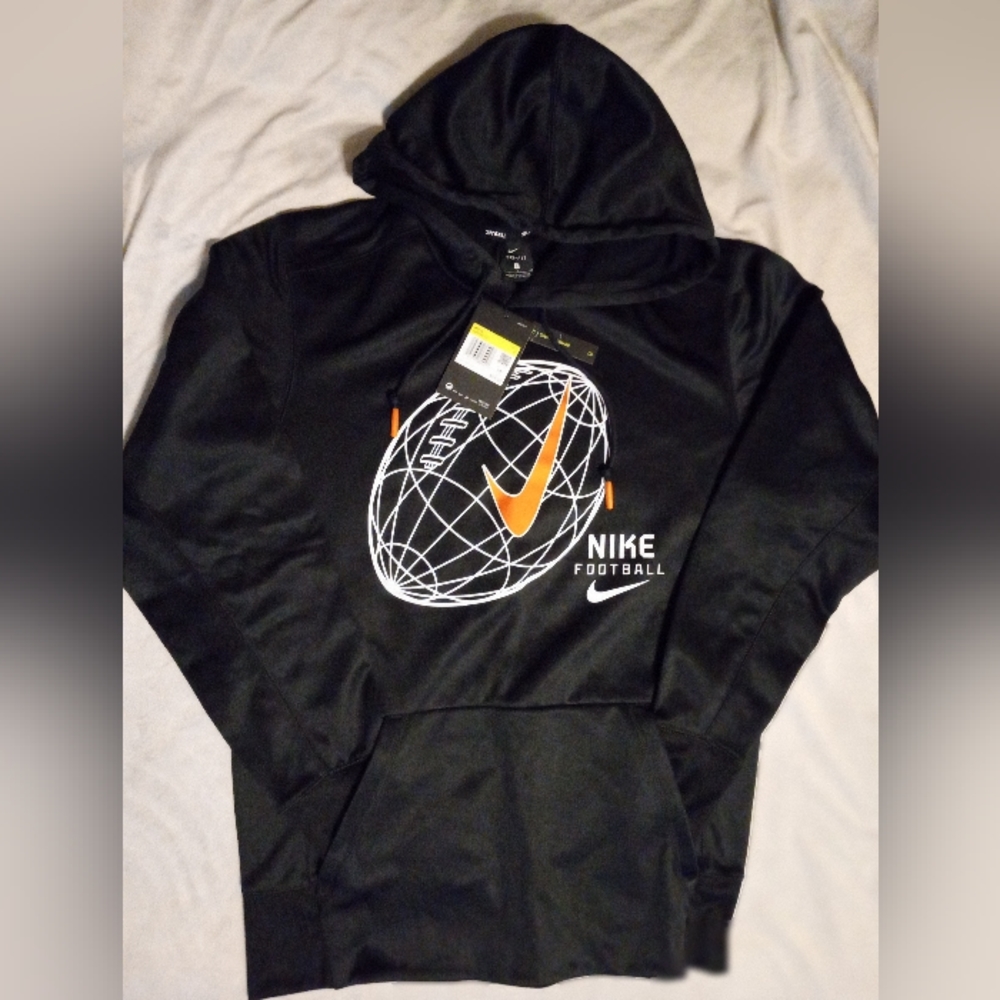 All black Nikes football hoodie